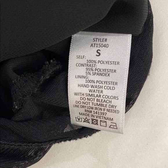 ASTR The Label cowl neck black bodysuit - Picture 4 of 7